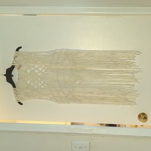 Macrame style vest
